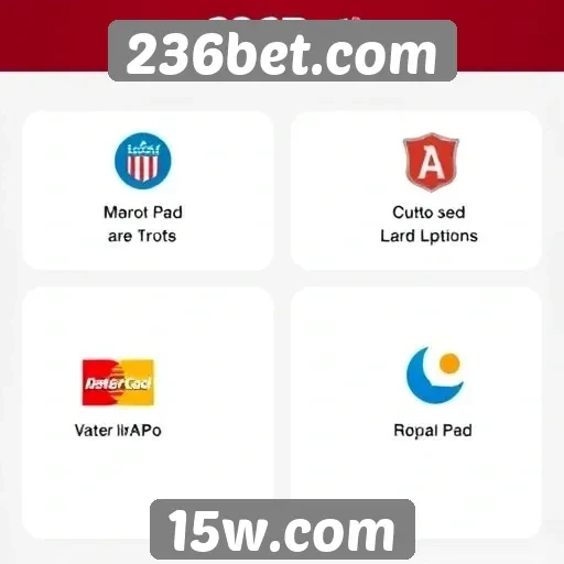 Métodos de pagamento no 236bet.com